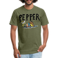 Peper Fish T-Shirt by Next Level - heather military green