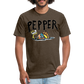 Peper Fish T-Shirt by Next Level - heather espresso