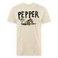 Peper Fish T-Shirt by Next Level - heather cream