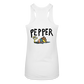 Peper Drip F - Fish B Women’s Racerback - white