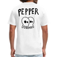 Peper Drip F-Ghost BT-Shirt by Next Level - white