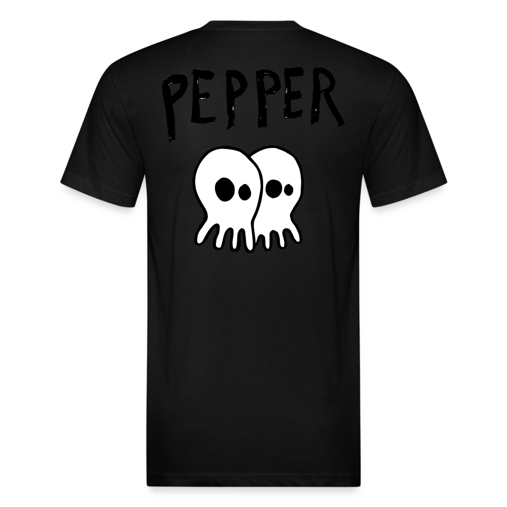 Peper Drip F-Ghost BT-Shirt by Next Level - black
