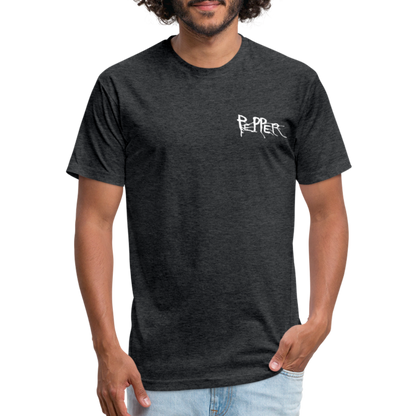 Peper Drip F-Ghost BT-Shirt by Next Level - heather black