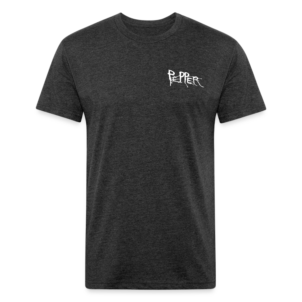 Peper Drip F-Ghost BT-Shirt by Next Level - heather black