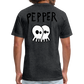 Peper Drip F-Ghost BT-Shirt by Next Level - heather black