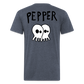 Peper Drip F-Ghost BT-Shirt by Next Level - heather navy