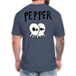 Peper Drip F-Ghost BT-Shirt by Next Level - heather navy