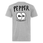 Peper Drip F-Ghost BT-Shirt by Next Level - heather gray