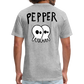 Peper Drip F-Ghost BT-Shirt by Next Level - heather gray