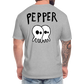 Peper Drip F-Ghost BT-Shirt by Next Level - heather gray