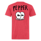 Peper Drip F-Ghost BT-Shirt by Next Level - heather red