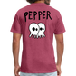 Peper Drip F-Ghost BT-Shirt by Next Level - heather burgundy