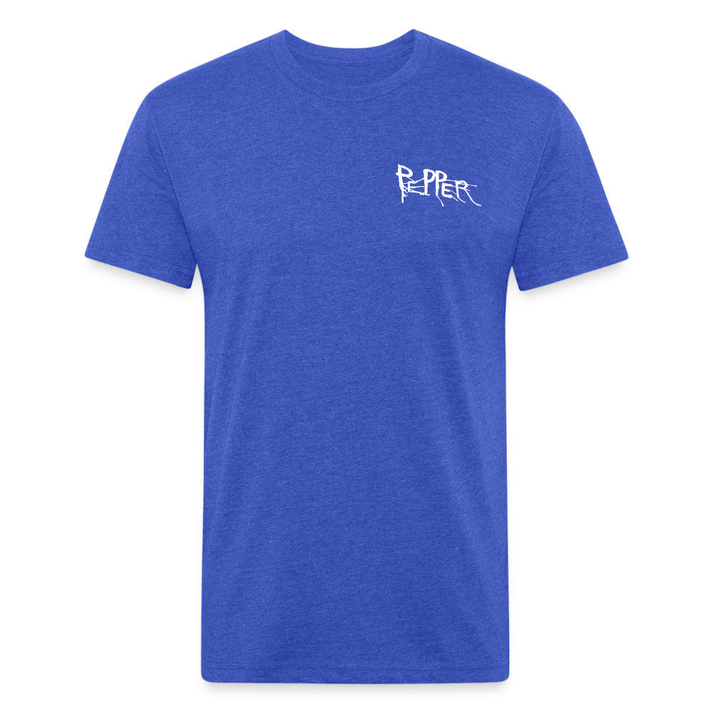 Peper Drip F-Ghost BT-Shirt by Next Level - heather royal