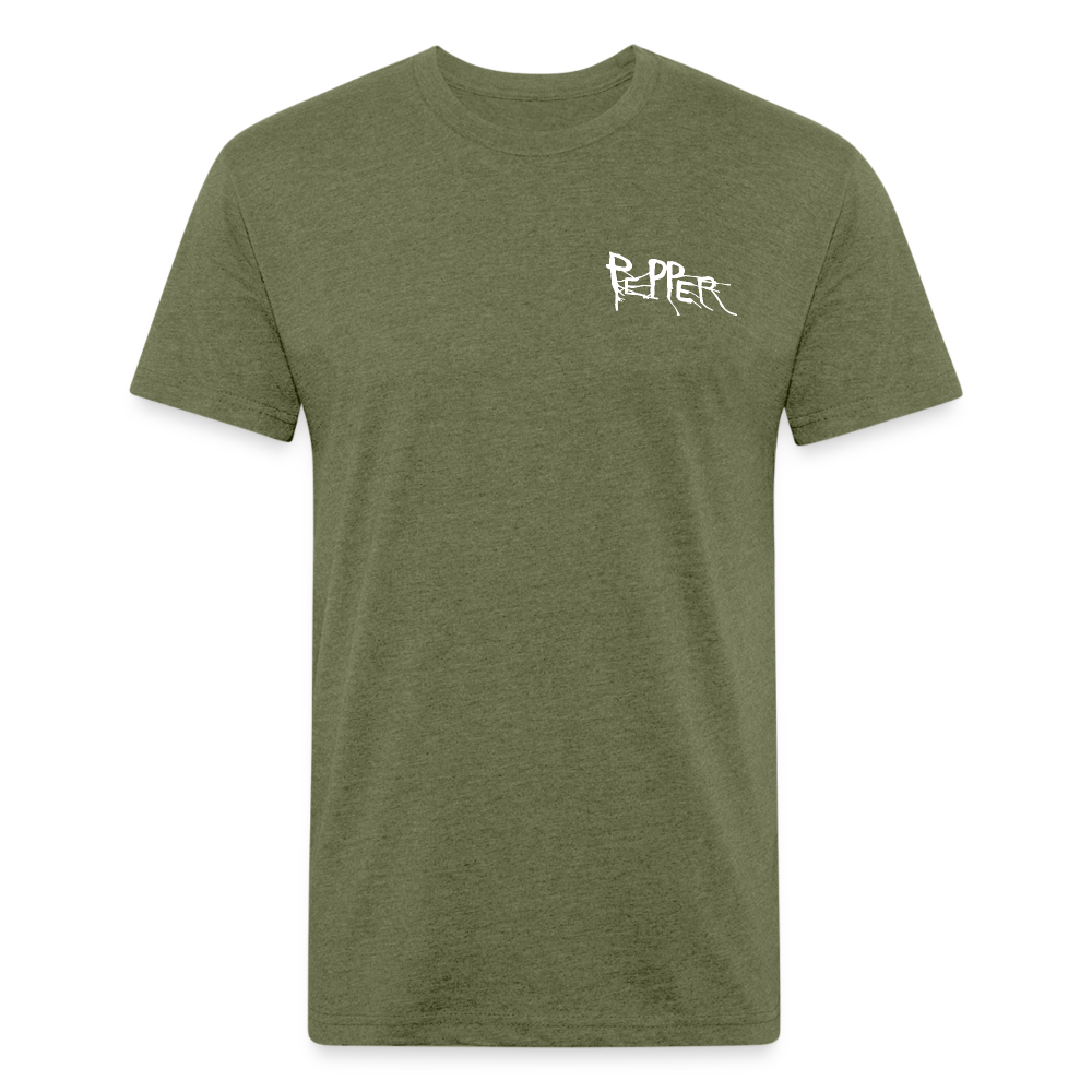 Peper Drip F-Ghost BT-Shirt by Next Level - heather military green