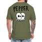 Peper Drip F-Ghost BT-Shirt by Next Level - heather military green