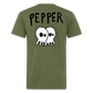 Peper Drip F-Ghost BT-Shirt by Next Level - heather military green