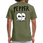 Peper Drip F-Ghost BT-Shirt by Next Level - heather military green