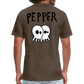 Peper Drip F-Ghost BT-Shirt by Next Level - heather espresso