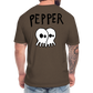 Peper Drip F-Ghost BT-Shirt by Next Level - heather espresso