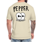 Peper Drip F-Ghost BT-Shirt by Next Level - heather cream