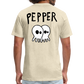Peper Drip F-Ghost BT-Shirt by Next Level - heather cream