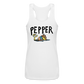 Peper Fish F Women’s Racerback - white