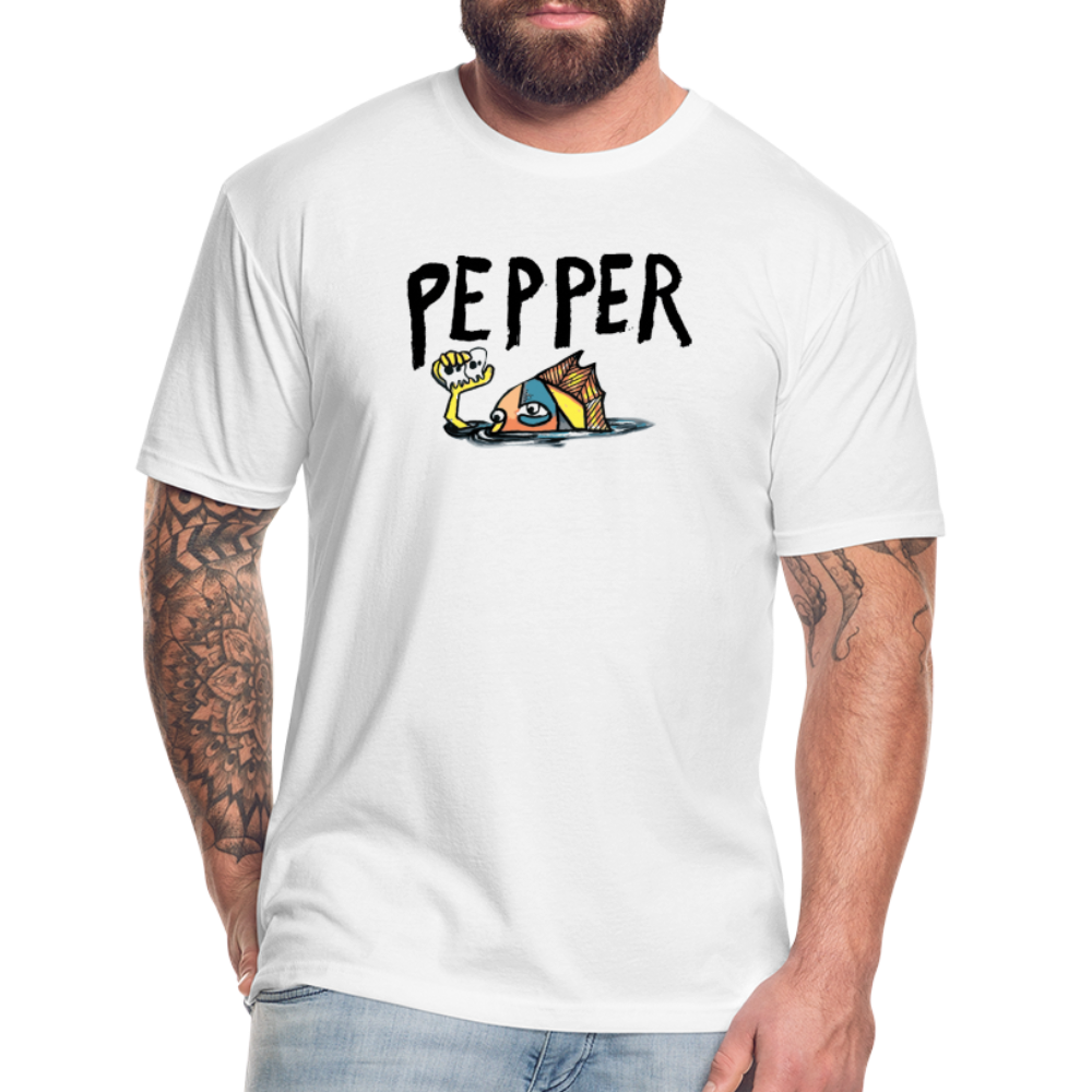 Peper Fish F by Next Level - white