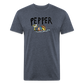 Peper Fish F by Next Level - heather navy