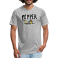 Peper Fish F by Next Level - heather gray