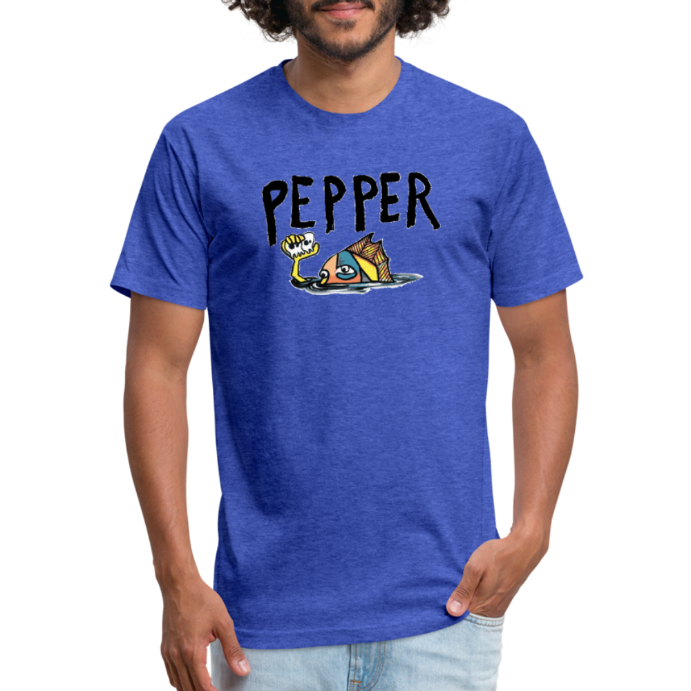 Peper Fish F by Next Level - heather royal