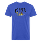 Peper Fish F by Next Level - heather royal
