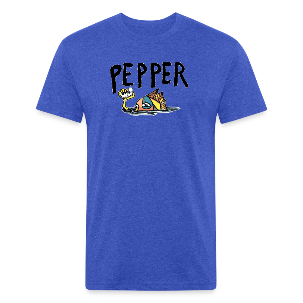 Peper Fish F by Next Level - heather royal