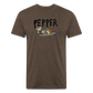 Peper Fish F by Next Level - heather espresso