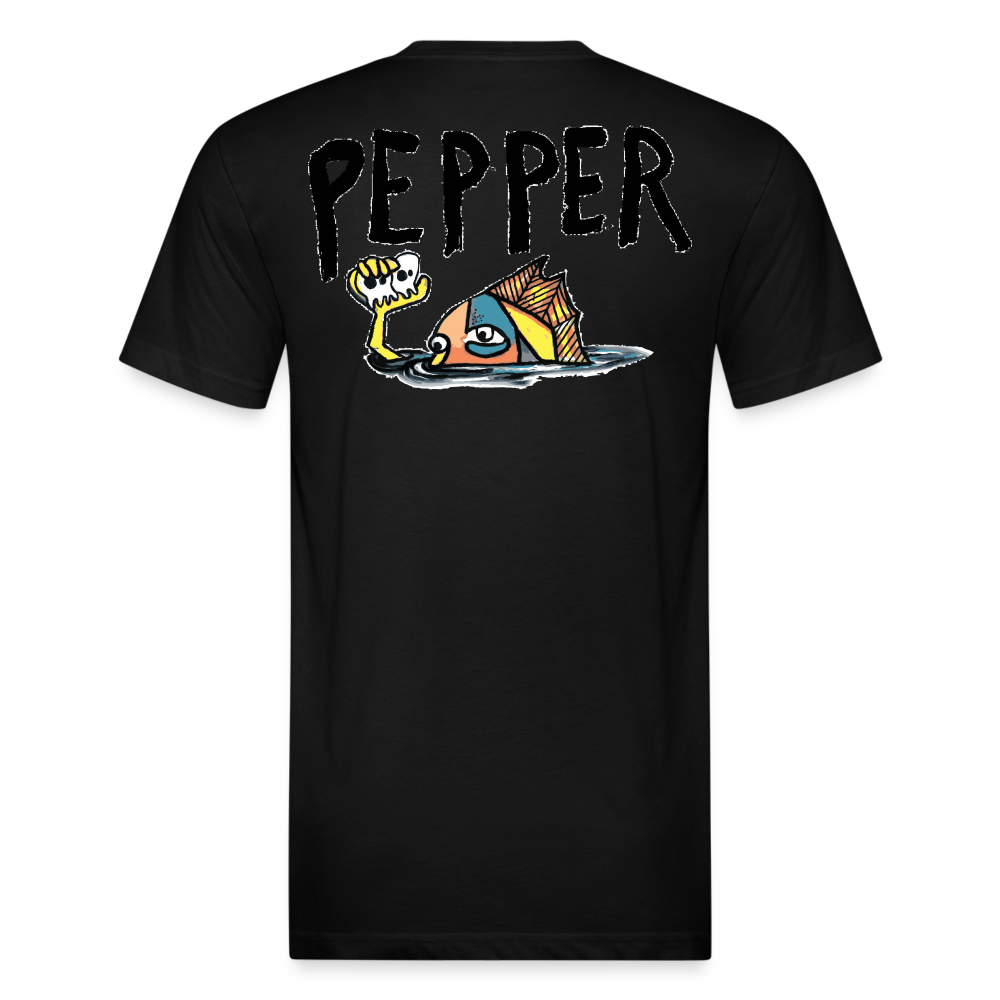Peper Ghost F - Fish B by Next Level - black