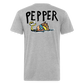 Peper Ghost F - Fish B by Next Level - heather gray