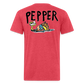 Peper Ghost F - Fish B by Next Level - heather red