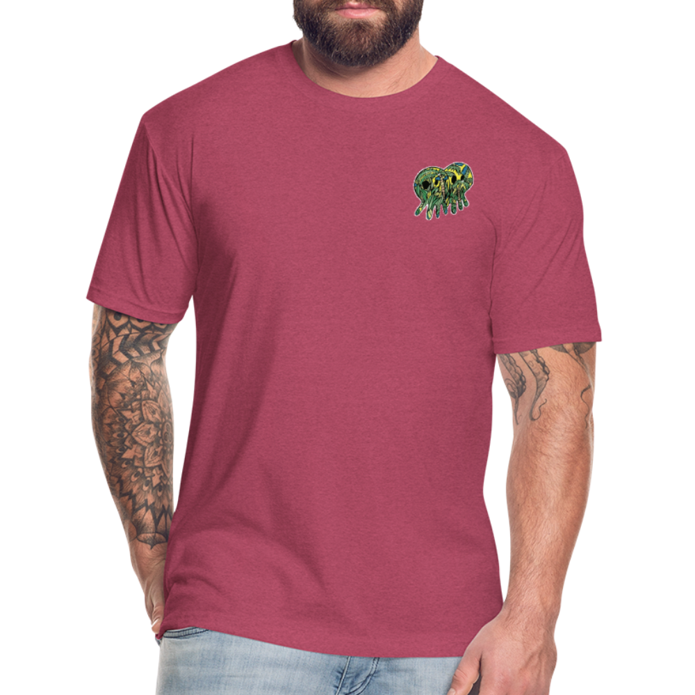 Peper Ghost F - Fish B by Next Level - heather burgundy