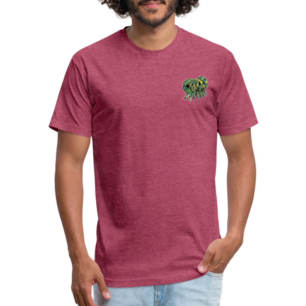 Peper Ghost F - Fish B by Next Level - heather burgundy