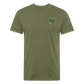 Peper Ghost F - Fish B by Next Level - heather military green