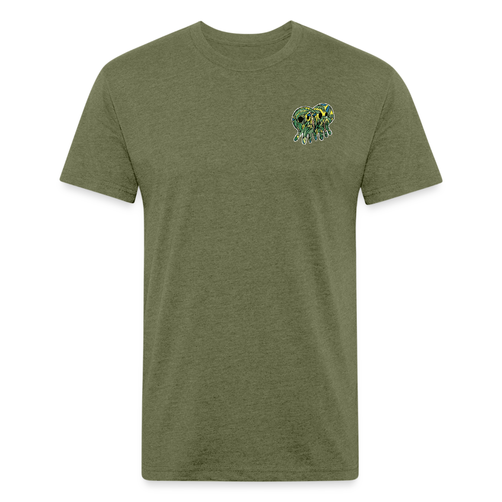 Peper Ghost F - Fish B by Next Level - heather military green