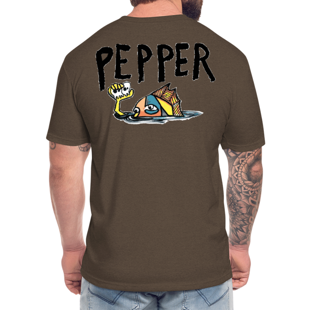 Peper Ghost F - Fish B by Next Level - heather espresso