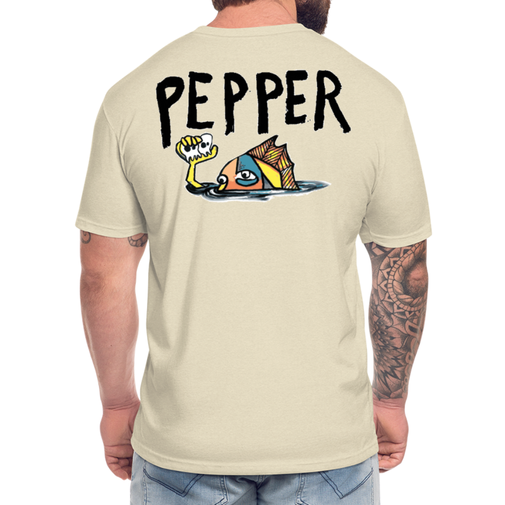 Peper Ghost F - Fish B by Next Level - heather cream