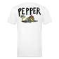 Peper Drip F - Fish B  by Next Level - white