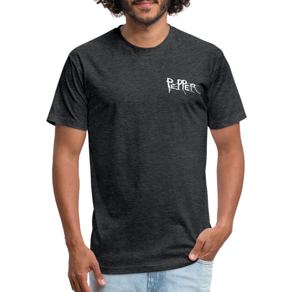 Peper Drip F - Fish B  by Next Level - heather black