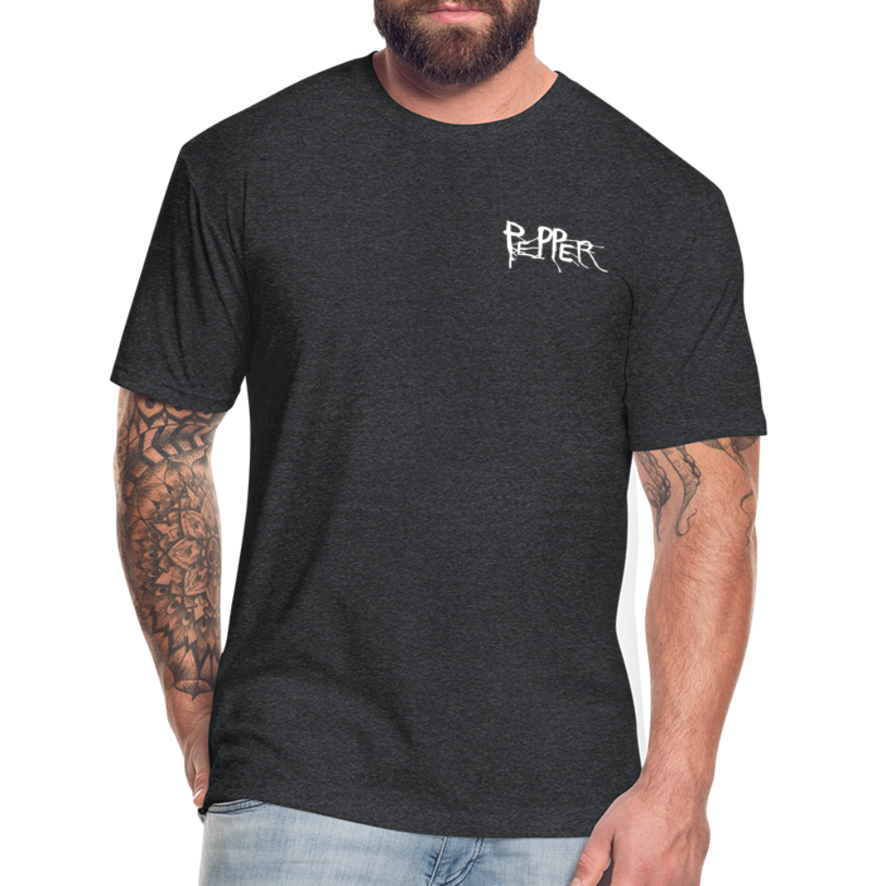Peper Drip F - Fish B  by Next Level - heather black