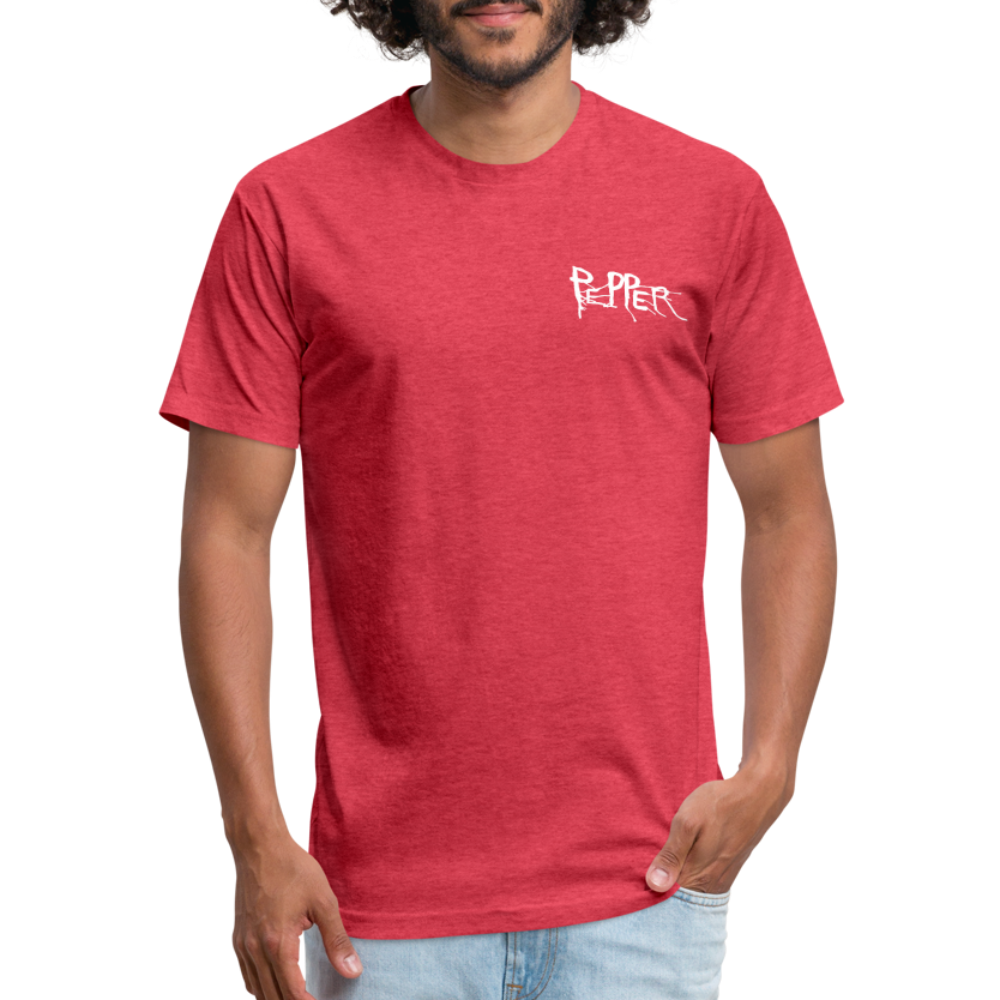Peper Drip F - Fish B  by Next Level - heather red