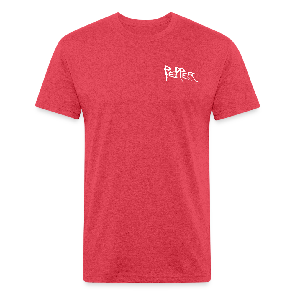 Peper Drip F - Fish B  by Next Level - heather red