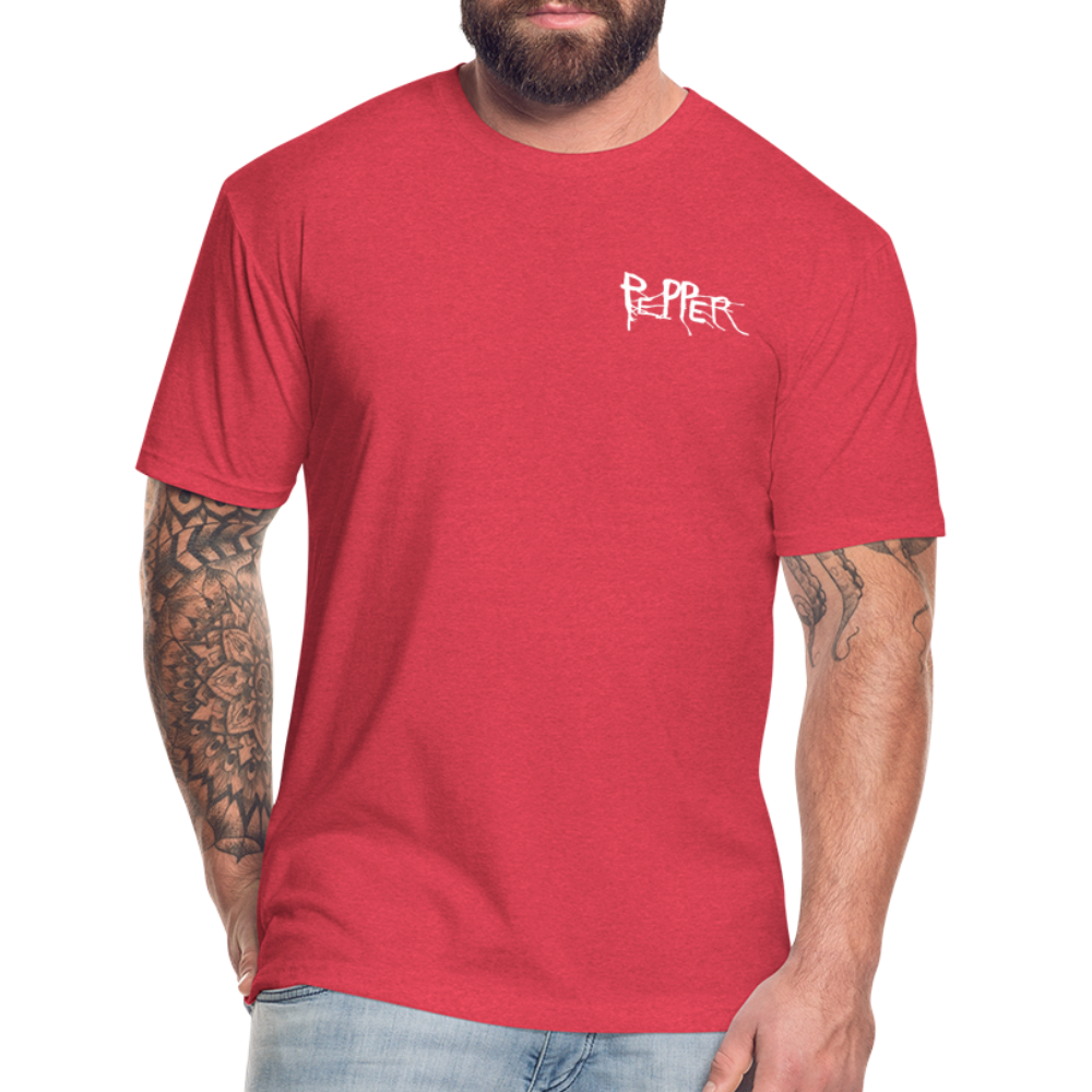 Peper Drip F - Fish B  by Next Level - heather red