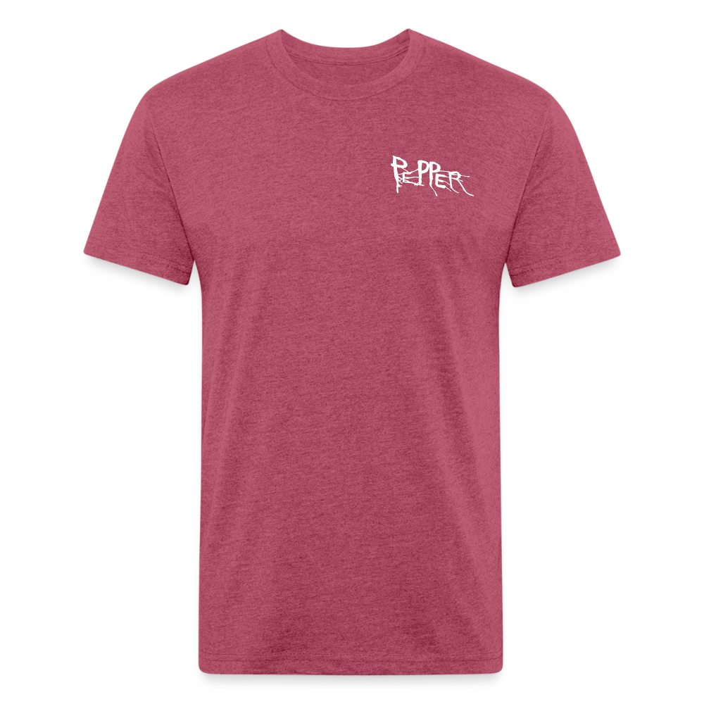 Peper Drip F - Fish B  by Next Level - heather burgundy