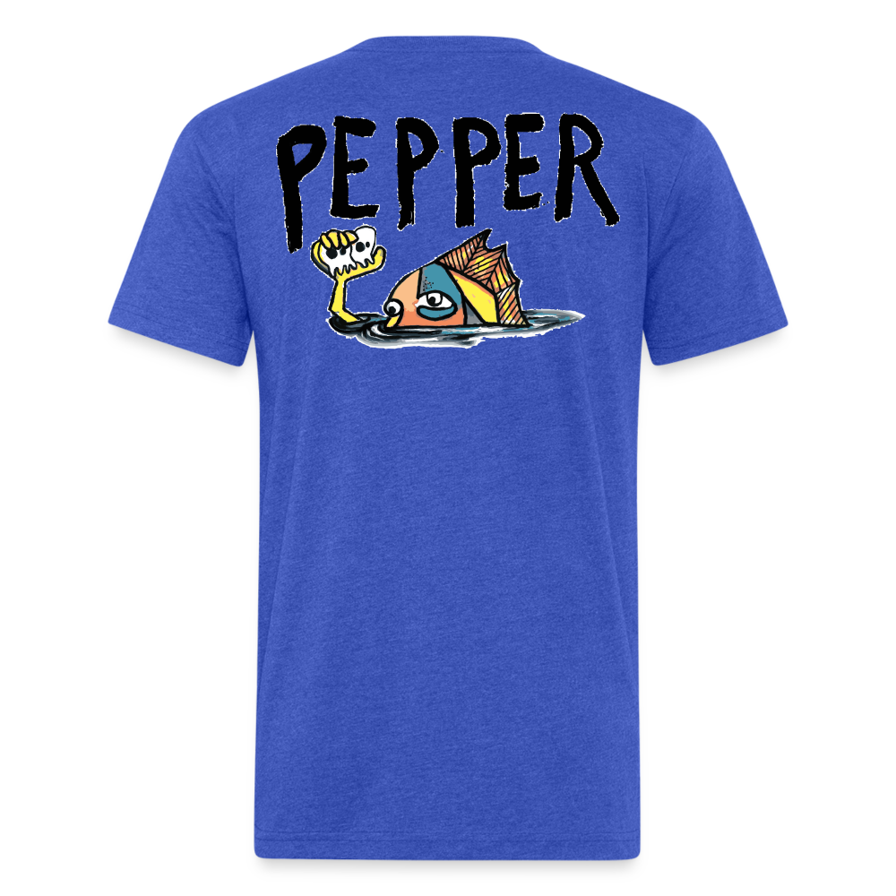 Peper Drip F - Fish B  by Next Level - heather royal